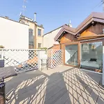 Terrazza Di Lusso In Porta Venezia, 1bdr Con Ac *
